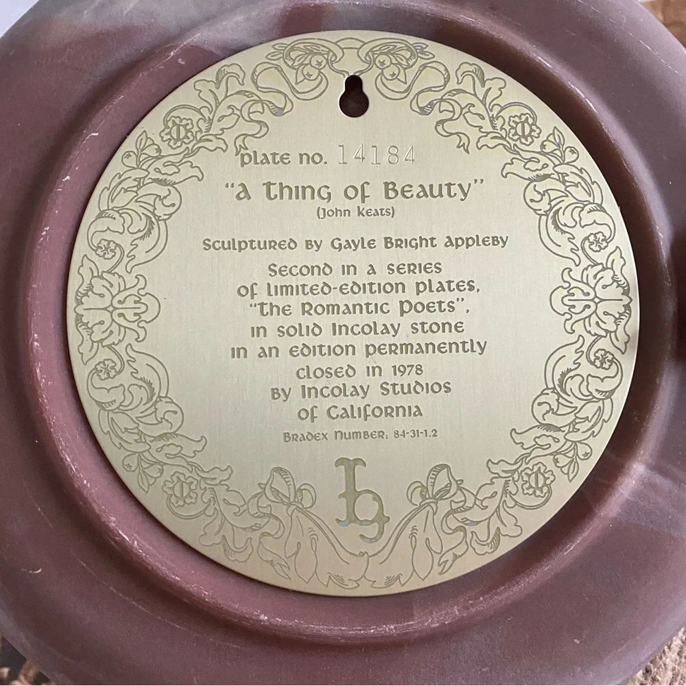 Gayle Bright Appleby collector plate in original packaging - Picture 8 of 14